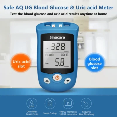 Sinocare UG Uric Acid & Glucose Monitor - Image 7