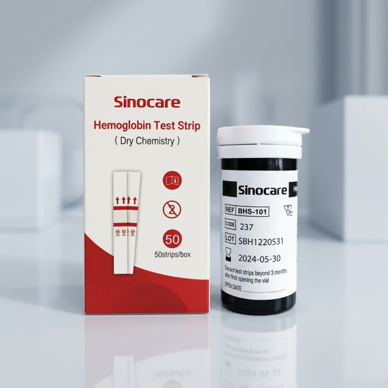 Sinocare Hemoglobin Test Strips for Hemoglobin Meter - 50