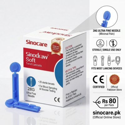Sinocare Soft Twist Lancets – Pack of 25 Lancets - Image 2