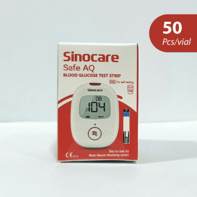 Sinocare Safe AQ & UG Glucometer Test Strips – 50 Test Strips - Image 2