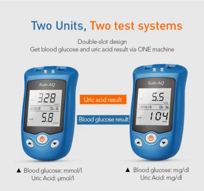 Sinocare UG Uric Acid & Glucose Monitor - Image 3