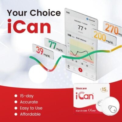Sinocare iCan i3 CGM 15 Days Continuous Glucose Monitoring - Image 3