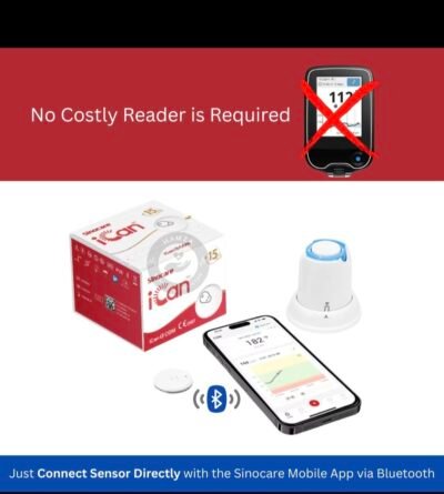 Sinocare iCan i3 CGM 15 Days Continuous Glucose Monitoring - Image 5